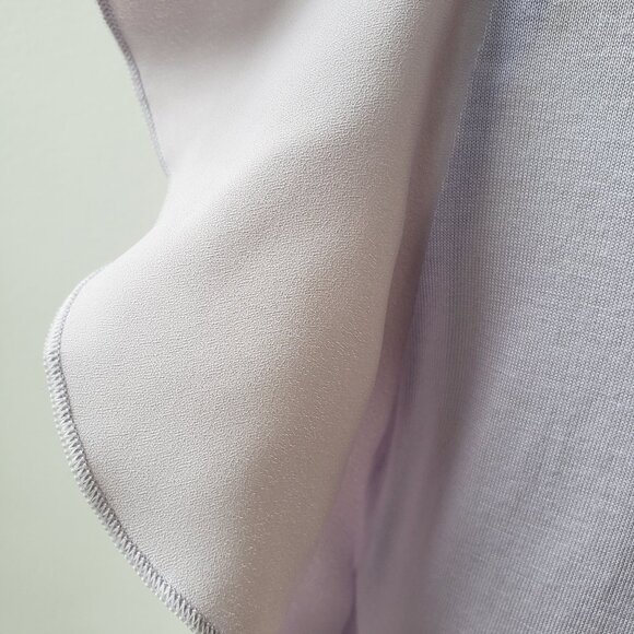 Soft Baby Lavender Flutter Sleeve Sheer Viscose Lux Blouse Ever New Melbourne - Picture 5 of 8